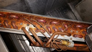 Rusted - Leaky Evaporator Coil